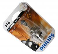 Автолампа H4 (60/55) P43t-38+30% PREMIUM (блистер) 12V PHILIPS /1/10
