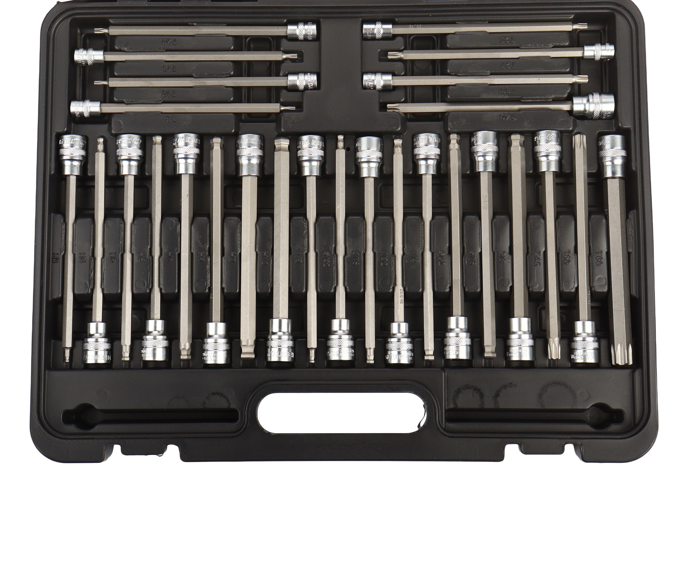 Набор торцевых головок-бит 1/2"&1/4"&3/8" 107пр., в кейсе LG-S1007 LIGE /1 NEW