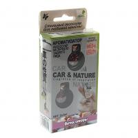 Ароматизатор воздуха CNL-17 Car&Nature (Ветка сакуры) флакон подвесной с деревянной крышкой 2x3мл FKVJP /1/50