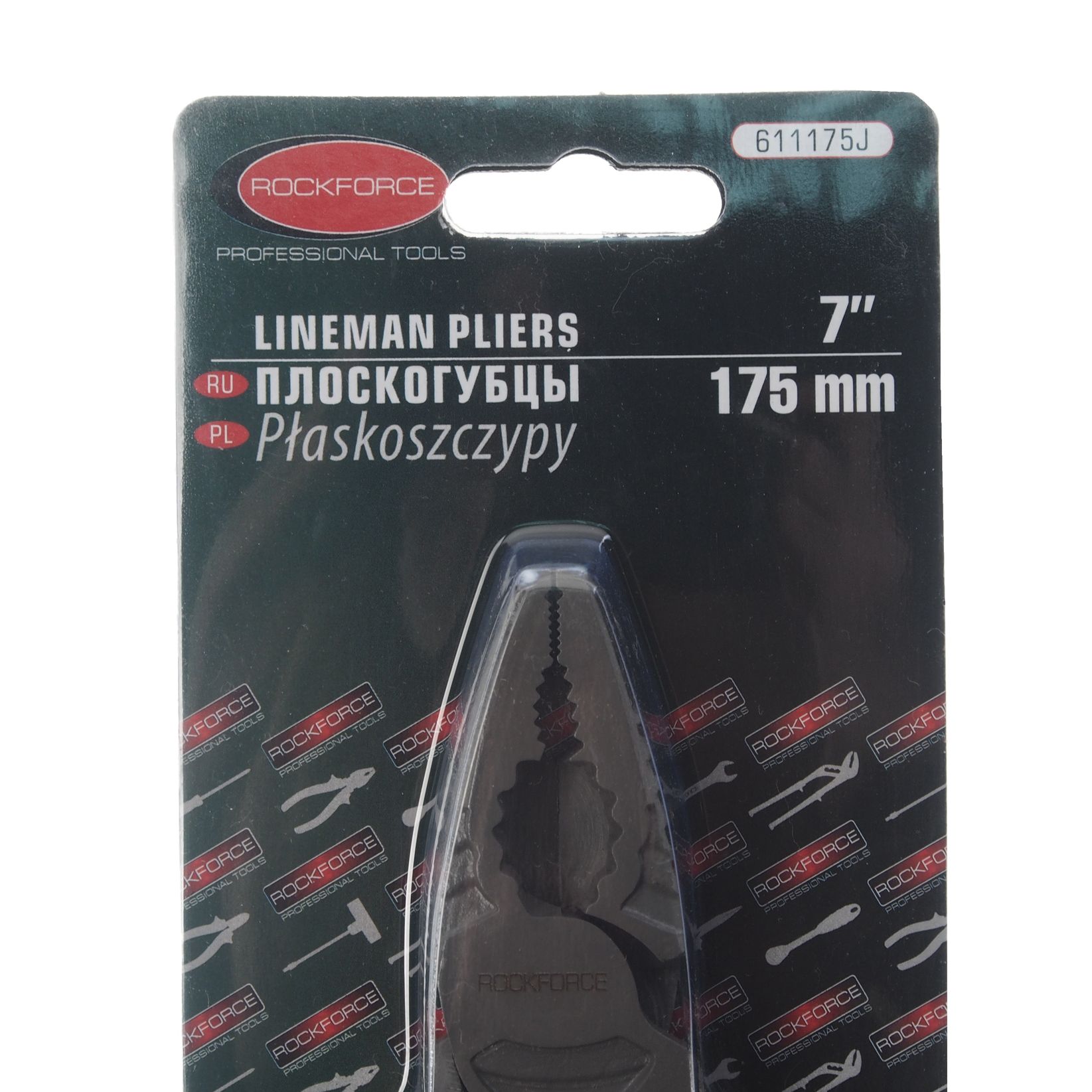 Плоскогубцы RF-611175J 7" 175мм ROCKFORCE /1