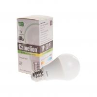 Лампа светодиодная E27 A60 11W тёплый свет CAMELION 1/10/100