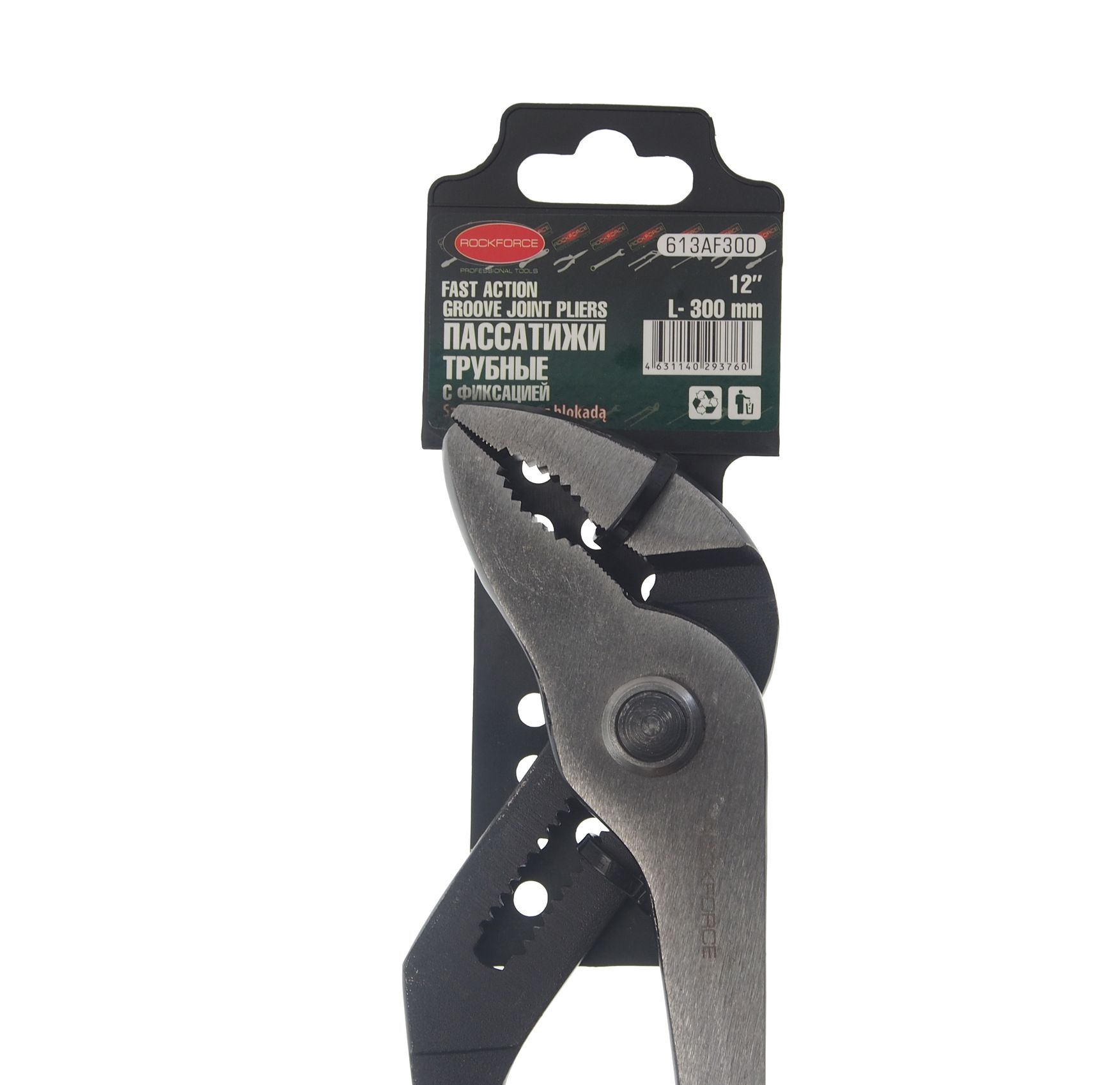 Пассатижи RF-613AF300 переставные 12" (300мм) c фиксацией ROCKFORCE /1