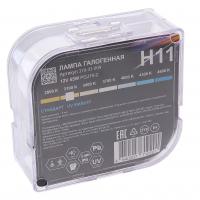 Автолампа H11 (55) PGJ19-2 STANDART (бокс, 2шт) 12V MEGAPOWER /1/10