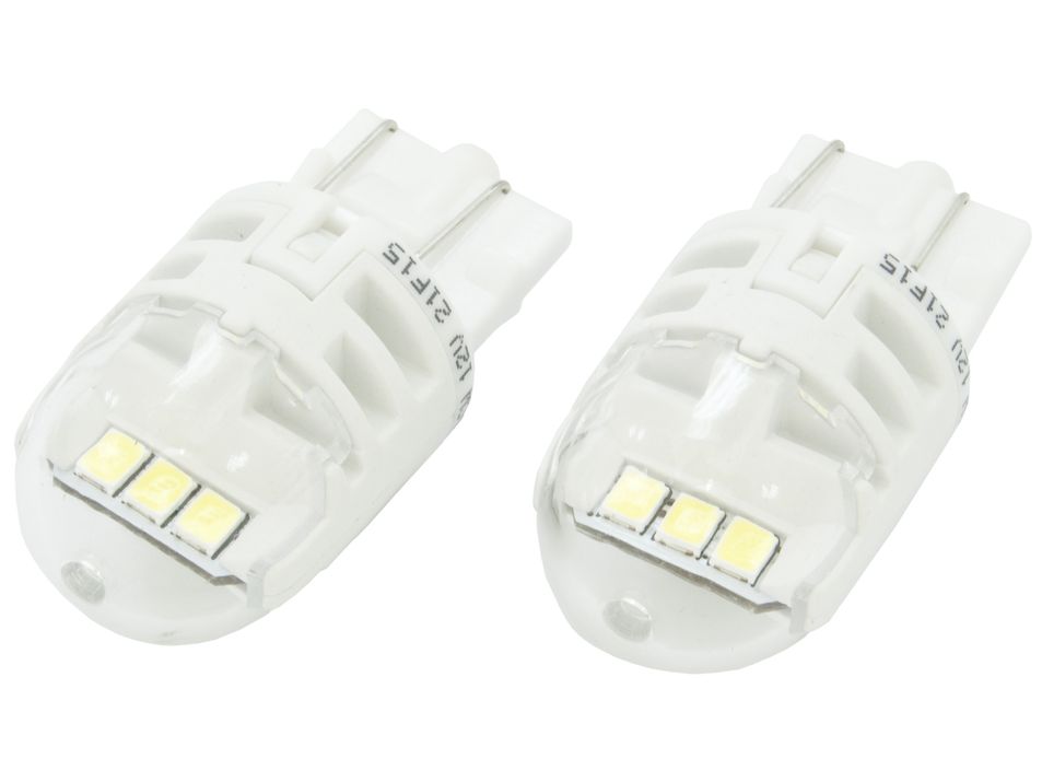 Автолампа W21/5W (W3*16q) LED WHITE Ultinon Pro6000 6000K 250/50Лм (2шт) 12V PHILIPS /1