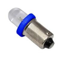 Автолампа T4W (BA9s) LED ROUND BLUE 12V MEGA ELECTRIC /100/500