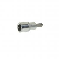 Насадка-вставка с битой Pozidrive PZ4 ER-94702 1/2 22мм L=60мм ЭВРИКА /1/20