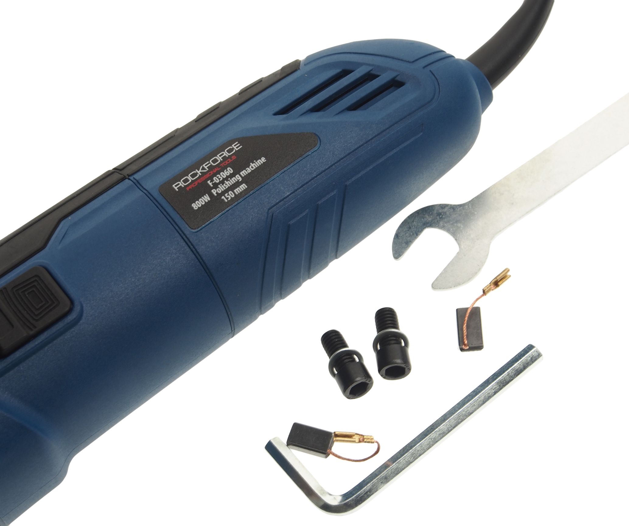 Машина полировальная RF-F-03060 электрическая (220V, 800W, 2000-6400 об/мин, диаметр круга-150мм) ROCKFORCE /1/6