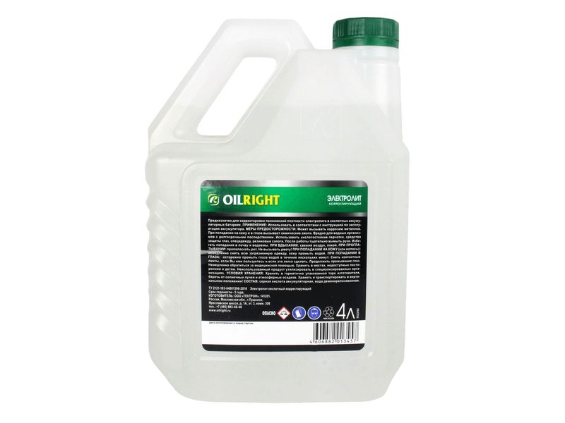 Электролит 1,34г/куб.см 4л OIL RIGHT/1/4