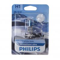 Автолампа H1 (55) P14,5s WhiteVision ultra 3700K (блистер) 12V PHILIPS /1/10