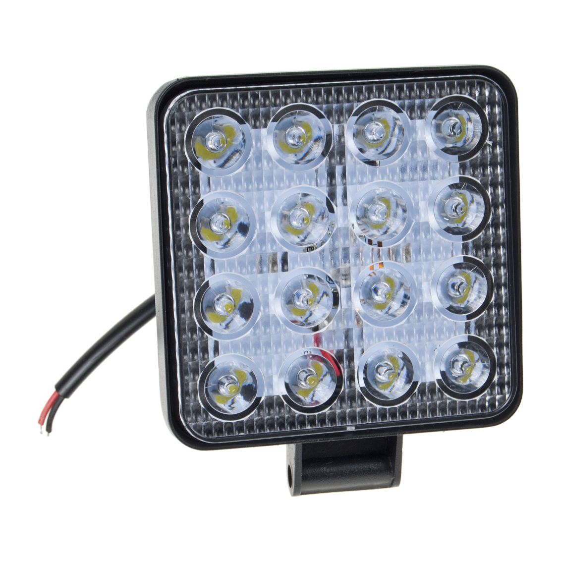 Фара рабочего света  MIS-48W 16LED плоская 105-105мм 10-30V MISTAR /1/50