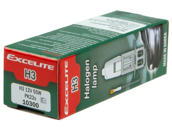 Автолампа H3 (55) PK22s STANDART 12V EXCELITE /1/10/100 NEW