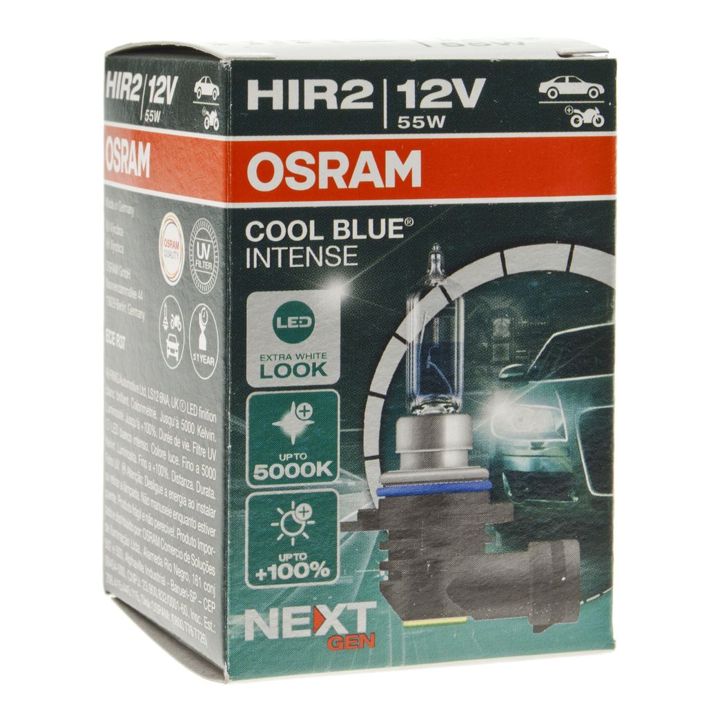 Автолампа HIR2 (55) PX22d+100% COOL BLUE INTENSE (NextGen) 5000K 12V OSRAM /1/10/