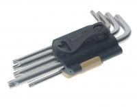 Набор ключей RF-50913 Г-образных TORX 5-лучевых, 9пр.(TS10,TS15,TS20,TS25,TS27,TS30,TS40,TS45,TS50 с отверстием)в пластиковом держателе ROCKFORCE