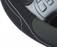 Оплетка руля MIS-17STW55 (M) BLACK/GREY MISTAR /1/25