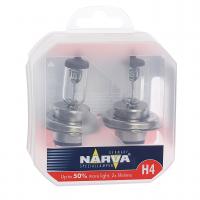 Автолампа H4 (60/55) P43t-38+50% RANGE POWER (2шт) 12V NARVA 1/10