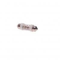Автолампа C10W (SV8,5) 6 LED WHITE 6000K 36мм 120лм   12V MEGAPOWER /10 /100