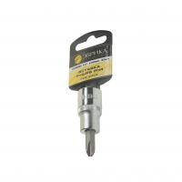 Насадка-вставка с битой Phillips PH4 ER-94502H 1/2 22мм L=60мм (с держателем) ЭВРИКА /1/20