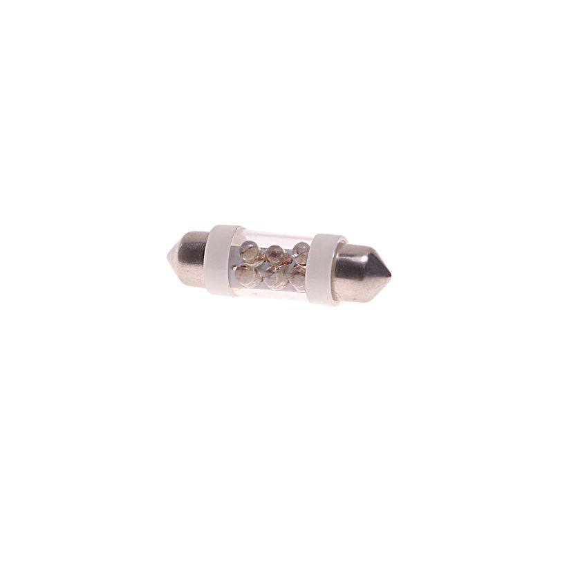 Автолампа C10W (SV8,5) 6 LED WHITE 6000K 36мм 120лм   12V MEGAPOWER /10 /100