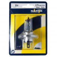 Автолампа H4 (60/55) P43t-38 (блистер) 12V NARVA /1/10