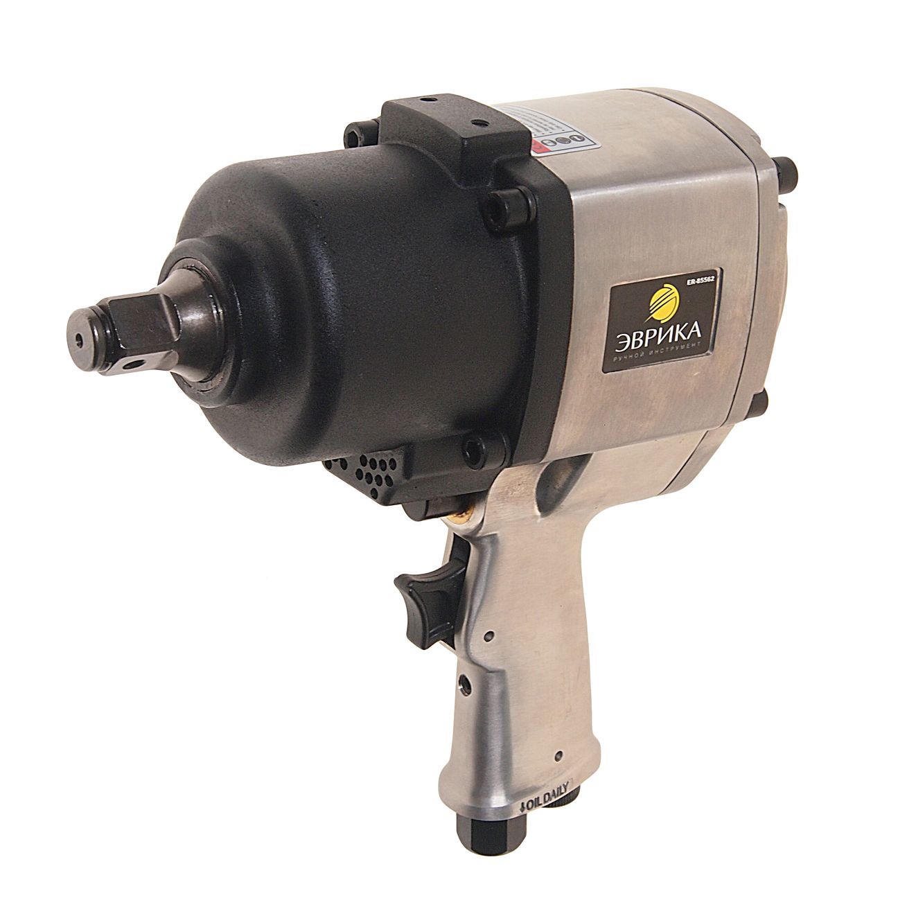 Пневмогайковерт ER-85562 3/4", 1600Нм, 4500 об/мин ЭВРИКА 1/4