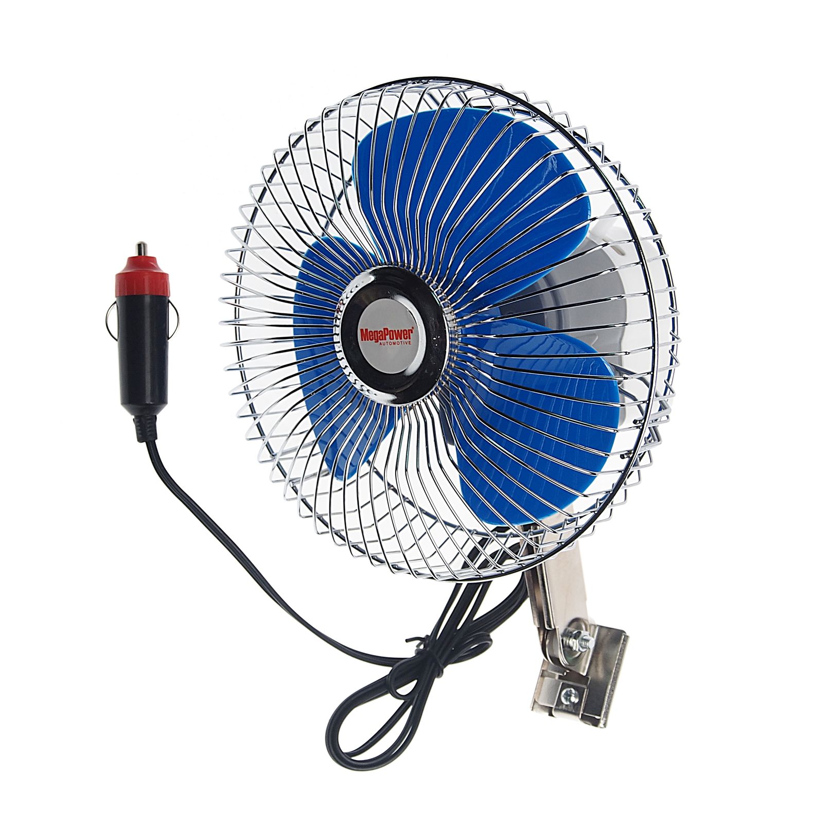 Вентилятор M-502 16см (6") с решеткой металл 24V MEGAPOWER /1/12 HIT