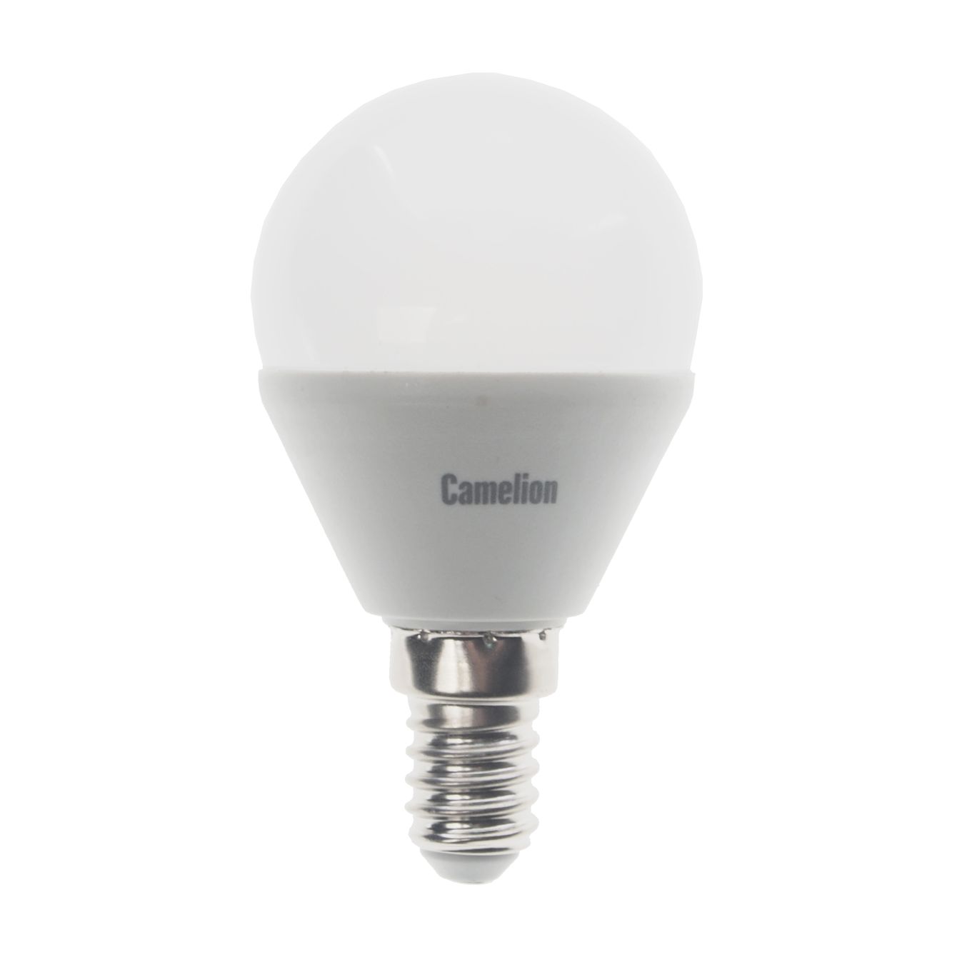 Лампа светодиодная E14 G45 8W холодный свет CAMELION 1/10/100