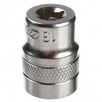 Головка торцевая 13мм 1/4" 6-гранная L-25мм LG-22113 LIGE /1/500 NEW