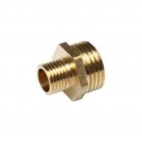 Соединитель резьбовой ER-MM08/04:наруж. резьба 1/2"x1/4" ЭВРИКА /1/10