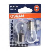 Автолампа P21W (BA15s) (блистер, 2шт) 24V OSRAM /1/10 OLD