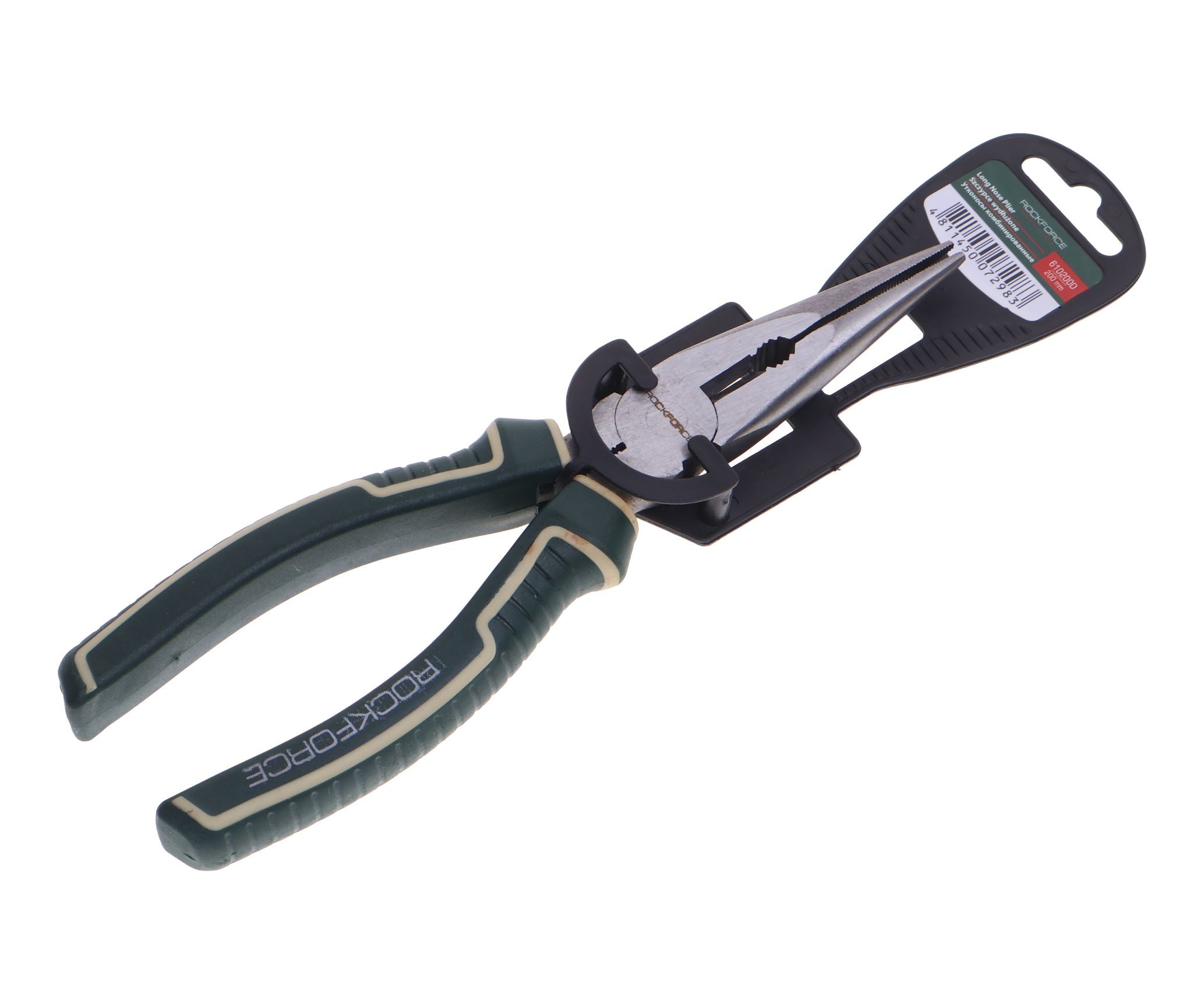 Утконосы RF-610200D комбинированные 200мм, на держателе ROCKFORCE /1/100