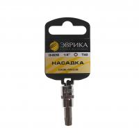 Насадка ER-93208H 1/4" DR торкс T40 (с держателем) ЭВРИКА 1/240