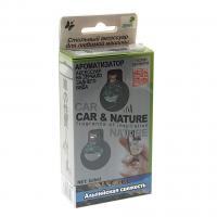 Ароматизатор воздуха CNL-145 Car&Nature (Альпийская свежесть) флакон подвесной с деревянной крышкой 2x3мл FKVJP /1/50