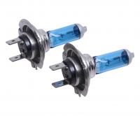 Автолампа H7 (55) PX26d BLUE WHITE 4300K (бокс, 2шт) 12V MEGAPOWER /1/10