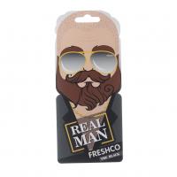 Ароматизатор воздуха TM040 "TM Real man" ТЕРРИТОРИЯ МУЖЧИН (блэк) пластинка FRESHCO /1/10/40