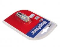 Автолампа P21/5W (BAY15d) 13 SMD 5050 WHITE блистер 260лм 6000K 12V MEGAPOWER /1/50