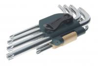 Набор ключей RF-5151LT TORX Г-образных длинных с отверстием15пр(Т6Н-Т10Н,Т15Н,Т20Н,Т25Н,Т27Н,Т30Н,Т40Н,Т45Н,Т50Н,Т55Н,Т60Н)в пласт держателе ROCKFORCE