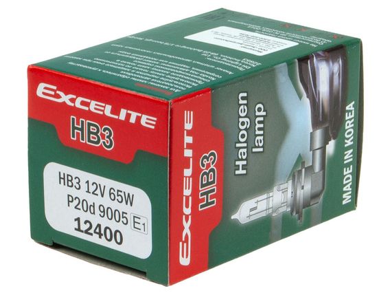 Автолампа HB3/9005 (60) P20d STANDART 12V EXCELITE /1/10/100 NEW