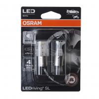 Автолампа P21W (BA15s) LED (блистер, 2шт) 6000К 12V OSRAM /10