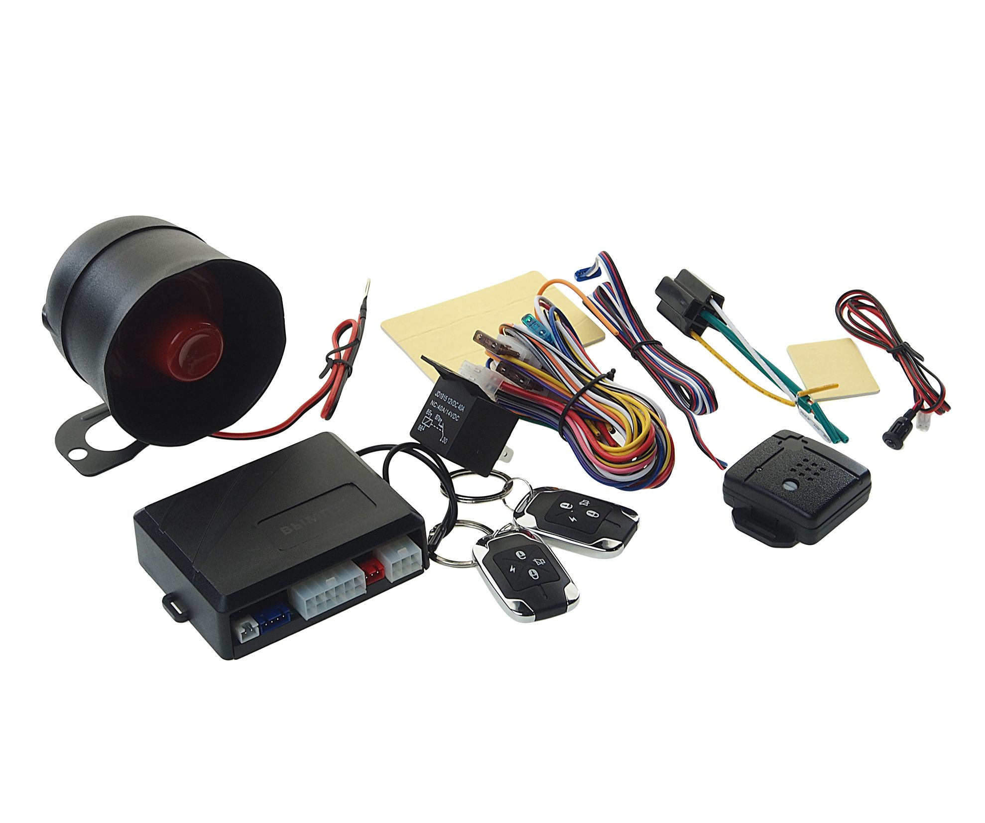 Сигнализация W-Y105 (2-х уровневый датчик удара, сирена 15Вт) 12V ВЫМПЕЛ /1