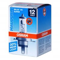 Автолампа H4 (60/55) P43t-38+30% SUPER 12V OSRAM /1/10/100 HIT