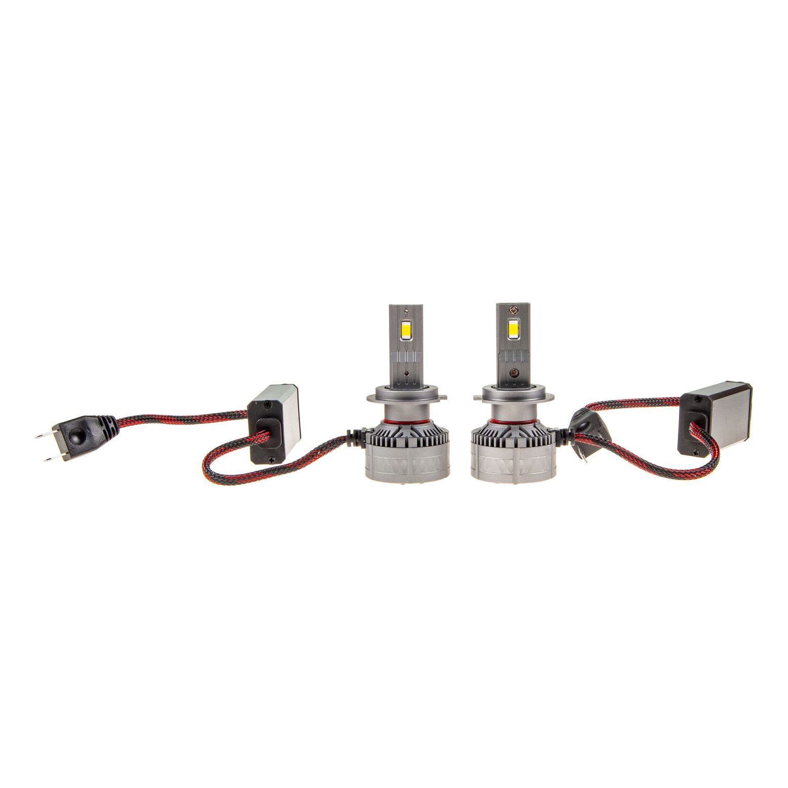 Автолампа H7 S6 LED Chip 3570 48W 3800lm 6000K с кулером (2шт) 12-24V / 1/50