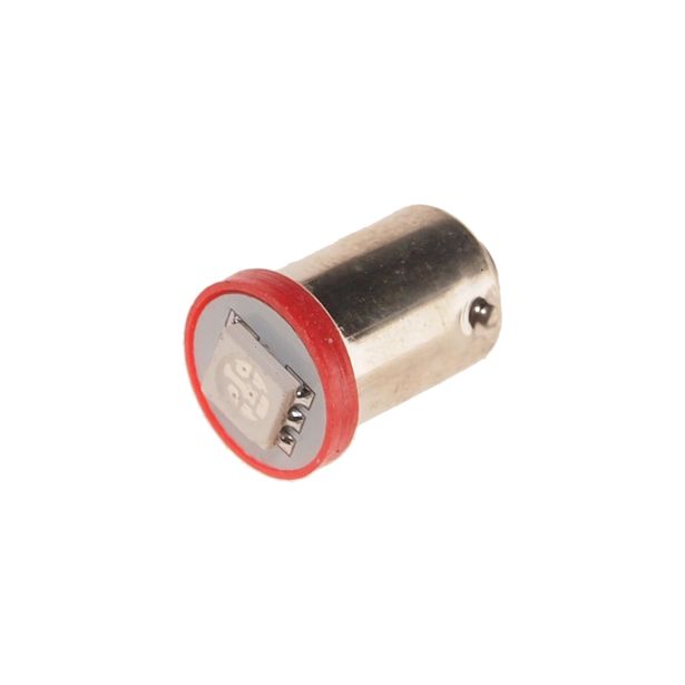 Автолампа T4W (BA9s) 1 SMD 5050 RED 8лм 12V MEGAPOWER /10 /100 OLD