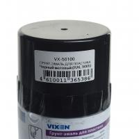 Грунт-эмаль для пластика, черный матовый (RAL 9005), аэрозоль 520мл VIXEN /1/12