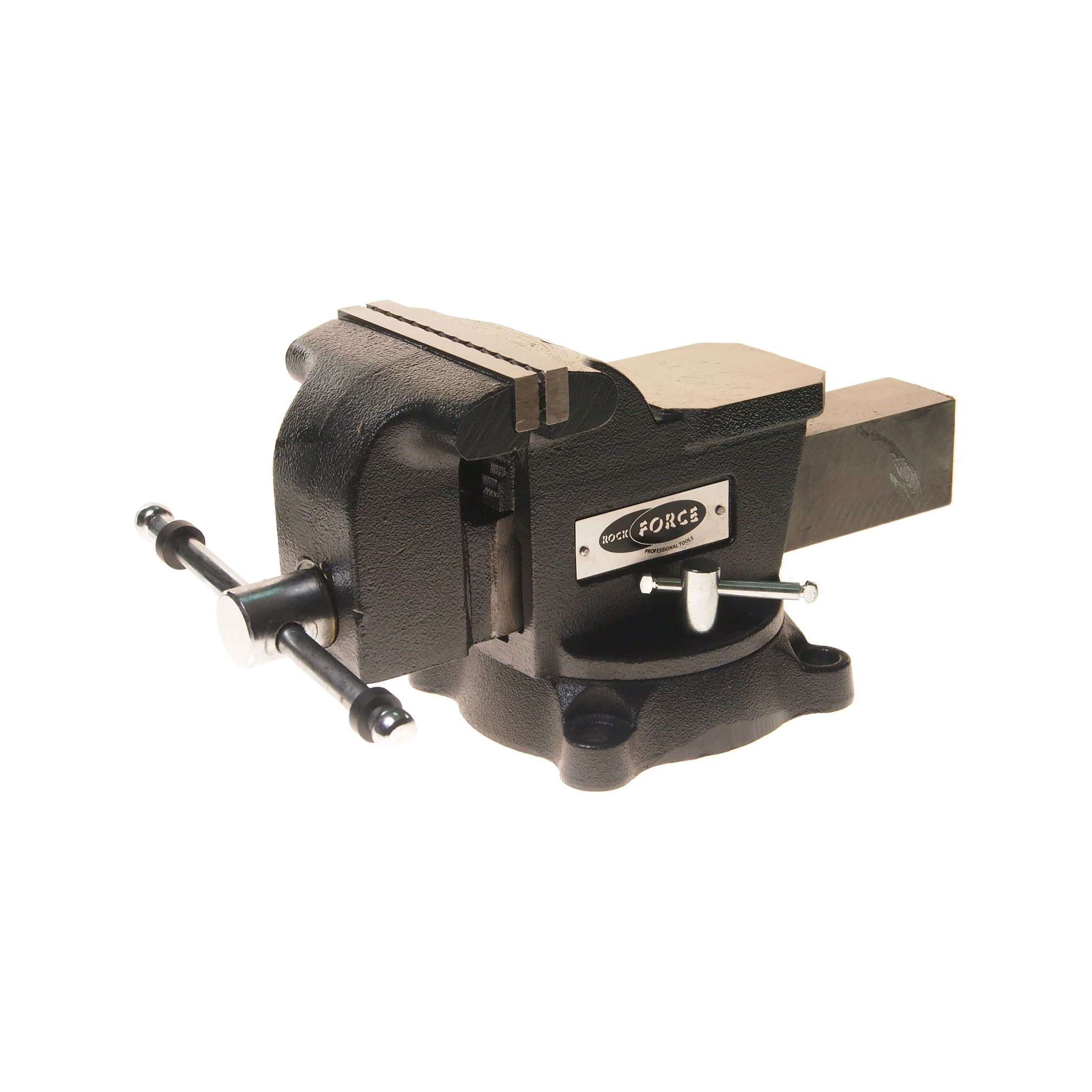 Тиски поворотные RF-6540205M: усиленные захват 5"-125мм  ROCKFORCE /1/