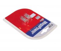 Автолампа T10W (W2,1x9,5d) 3 SMD 2835 WHITE блистер (2 шт) 6000K 54лм   12V MEGAPOWER /1 /50