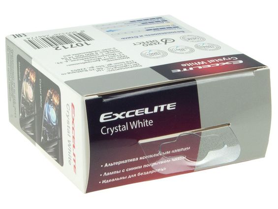 Автолампа H7 (55) PX26d CRYSTAL WHITE (2шт) до 4300K 12V EXCELITE /1/10/100 NEW