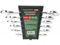 Набор ключей рожковых RF-5062MP: 6пр. (8х10,12х13,14х15,16х17,18х19,22х24мм), на пластиковом держателе ROCKFORCE /1/25