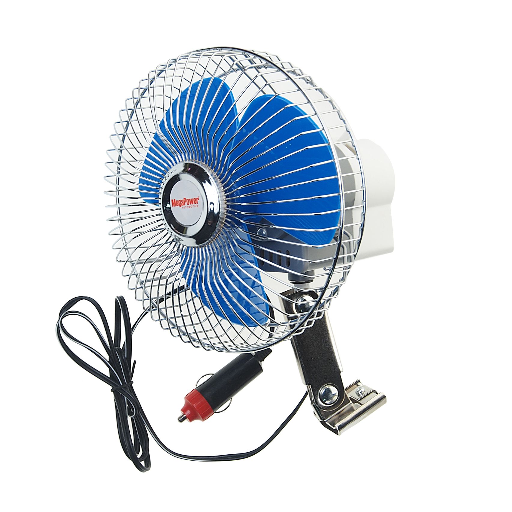 Вентилятор M-502 16см (6") с решеткой металл 12V MEGAPOWER /1/12 HIT