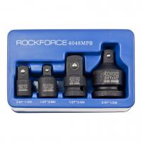 Набор адаптеров RF-4048MPB: ударных 3/4(F)x1/2"(M), 1/2(F)x3/4"(M), 3/8(F)x1/2"(M), 1/2(F)x3/8"(M)  4пр. ROCKFORCE /1/40