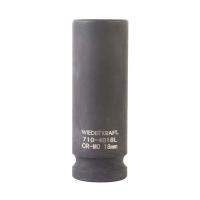 WDK-710-4018L Головка торцевая ударная глубокая 1/2", 6 граней, 18 мм